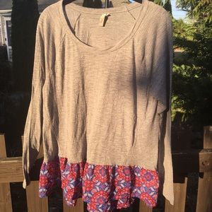 Women's Red Camel Shirt Top Blouse Size Large